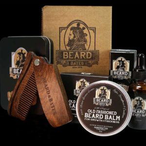 beard kit comb oil bates luxury premium
