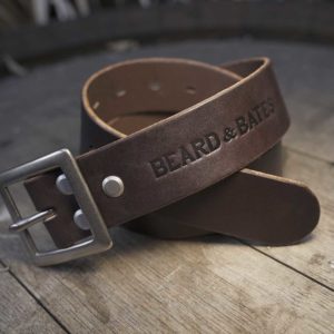 stuart belt american beard leather bridle strap