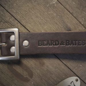 stuart belt american beard leather bridle strap